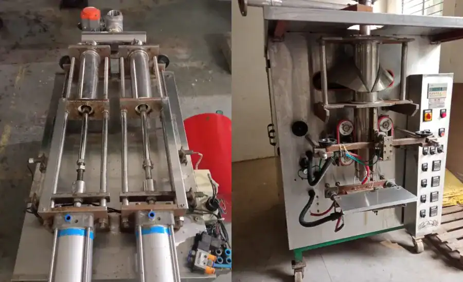 Automatic Liquid Pouch Filling and Sealing Machine front view – SurplusPack